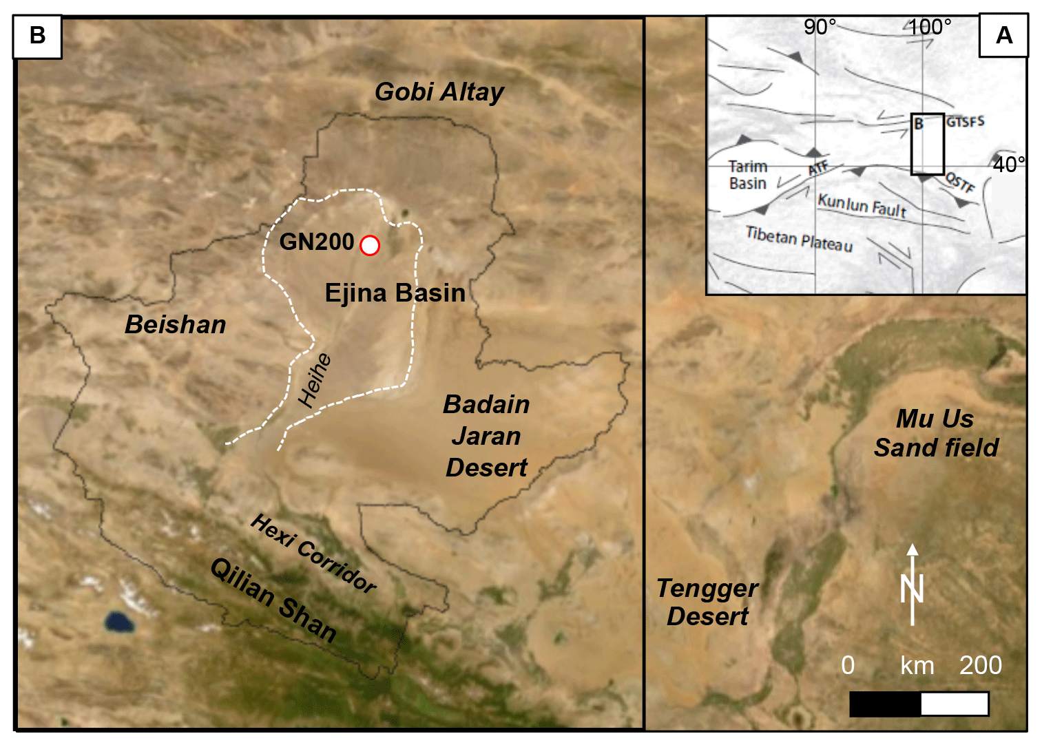 gobi desert map